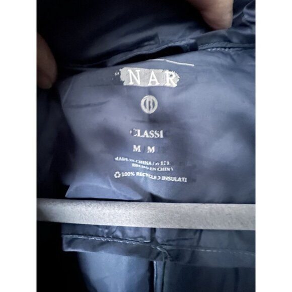 BERNARDO Ladies' Blue Hooded EcoPlume Packable Quilted Puffer Winter Coat Size M - Picture 8 of 14